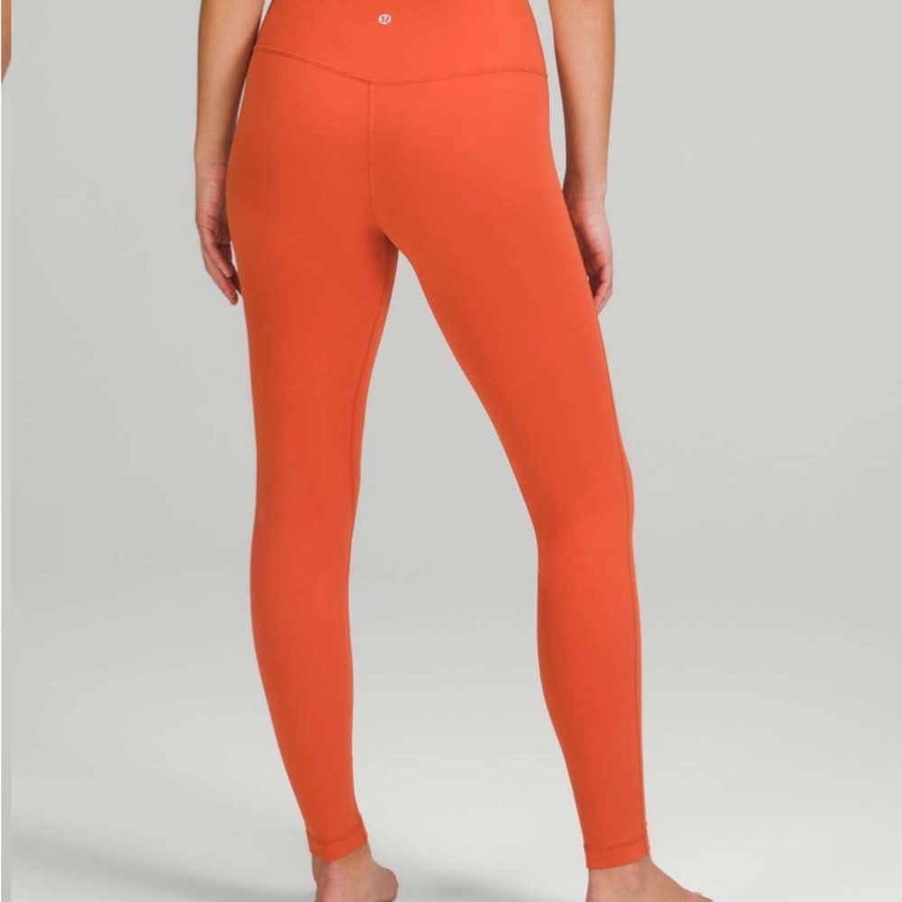 lululemon athletica Tall High-Rise Canyon Orange NWOT